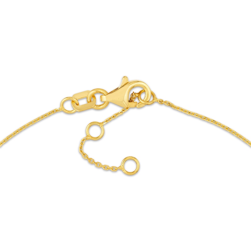 Main Image 3 of Cursive "Mama" Bracelet 14K Yellow Gold 8.25"