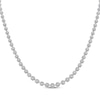 Thumbnail Image 1 of Diamond Flower Necklace 1/2 ct tw Sterling Silver 18"