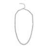 Thumbnail Image 2 of Diamond Flower Necklace 1/2 ct tw Sterling Silver 18"