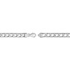 Thumbnail Image 3 of Diamond-Cut Square Curb Chain Bracelet Solid Sterling Silver 8.5"