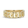 Thumbnail Image 3 of Polished Curb Link Ring 10K Yellow Gold