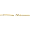 Thumbnail Image 3 of Diamond-Cut Short & Long Link Box Chain Bracelet 3.5mm Hollow 10K Yellow Gold 8.5"