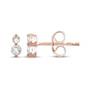 Thumbnail Image 1 of KAY Lab-Grown Diamonds Two-Stone Stud Earrings 1/5 ct tw 14K Rose Gold