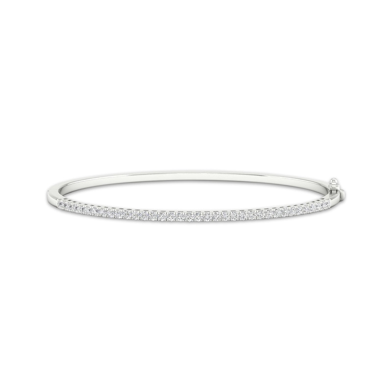 Main Image 1 of KAY Lab-Grown Diamonds Bangle Bracelet 1 ct tw 14K White Gold