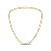 Thumbnail Image 2 of KAY Lab-Grown Diamonds Men's Curb Link Necklace 4 ct tw 10K Yellow Gold 22"