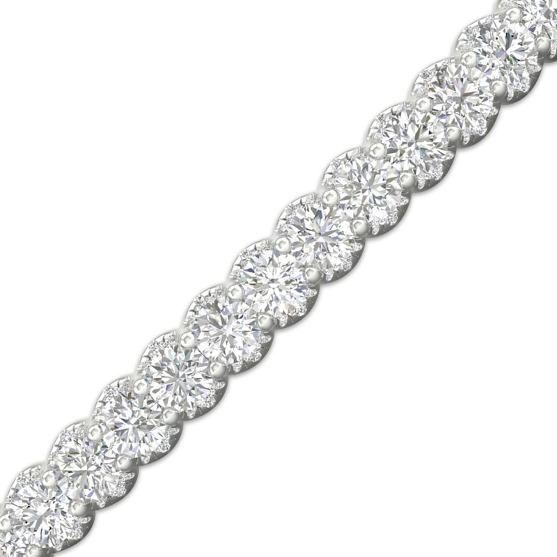 Main Image 2 of Adore Heirloom Certified Diamond Bangle Bracelet 2 ct tw Platinum