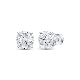 KAY Lab-Grown Diamonds Round-Cut Solitaire Stud Earrings 3 ct tw 14K White Gold (F/SI2)