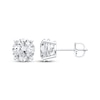 Thumbnail Image 3 of KAY Lab-Grown Diamonds Round-Cut Solitaire Stud Earrings 3 ct tw 14K White Gold (F/SI2)