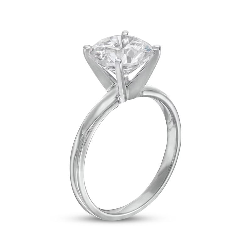 Main Image 2 of Adore Lab-Grown Diamonds Round-Cut Solitaire Engagement Ring 2 ct tw 14K White Gold (F/SI2)