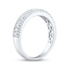 Thumbnail Image 2 of Adore Diamond Three-Row Anniversary Ring 1/2 ct tw 10K White Gold