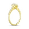 Thumbnail Image 2 of Adore Marquise-Cut Diamond Halo Engagement Ring 1 ct tw 14K Yellow Gold