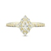 Thumbnail Image 3 of Adore Marquise-Cut Diamond Halo Engagement Ring 1 ct tw 14K Yellow Gold
