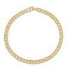 Thumbnail Image 1 of 4.5mm Curb Chain Bracelet Hollow 10K Yellow Gold 7.5"