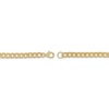 Thumbnail Image 3 of 4.5mm Curb Chain Bracelet Hollow 10K Yellow Gold 7.5"