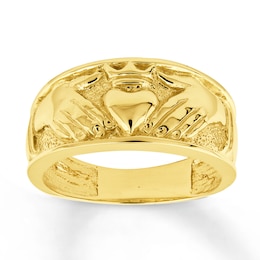 Claddagh Ring 14K Yellow Gold