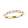 Thumbnail Image 1 of THE LEO Ideal Cut Round-Cut Diamond Wedding Band 1/2 ct tw 14K Yellow Gold