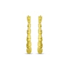 Thumbnail Image 2 of Bamboo Hoop Earrings 14K Yellow Gold