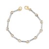 Thumbnail Image 1 of Diamond-Cut Paperclip Link Bracelet 14K Yellow Gold 7.5”