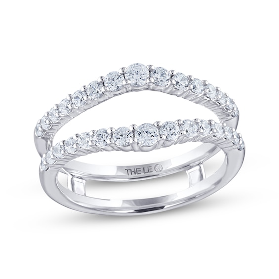 THE LEO Diamond Enhancer Ring 3/4 ct tw Round-cut 14K White Gold