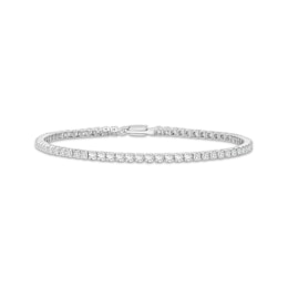 KAY Lab-Grown Diamonds Tennis Bracelet 3-1/3 ct tw 14K White Gold 7.25&quot;