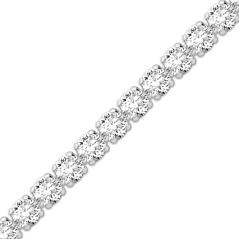 Main Image 2 of KAY Lab-Grown Diamonds Tennis Bracelet 3-1/3 ct tw 14K White Gold 7.25"