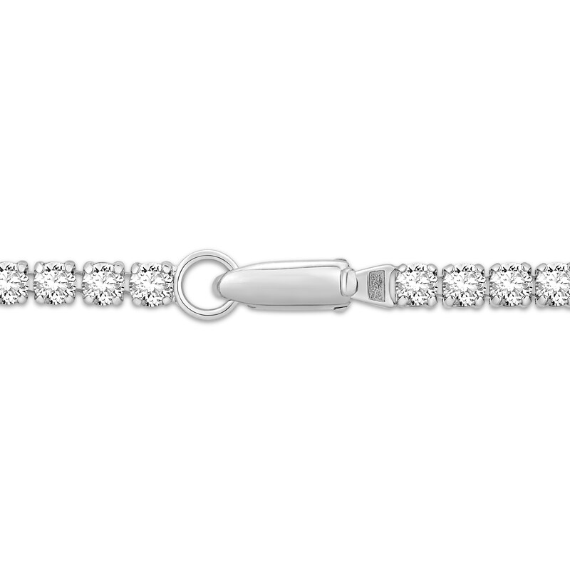 Main Image 3 of KAY Lab-Grown Diamonds Tennis Bracelet 3-1/3 ct tw 14K White Gold 7.25"