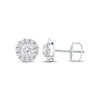 Thumbnail Image 3 of KAY Lab-Grown diamonds Halo Stud Earrings 1/2 ct tw 14K White Gold (F/VS2)