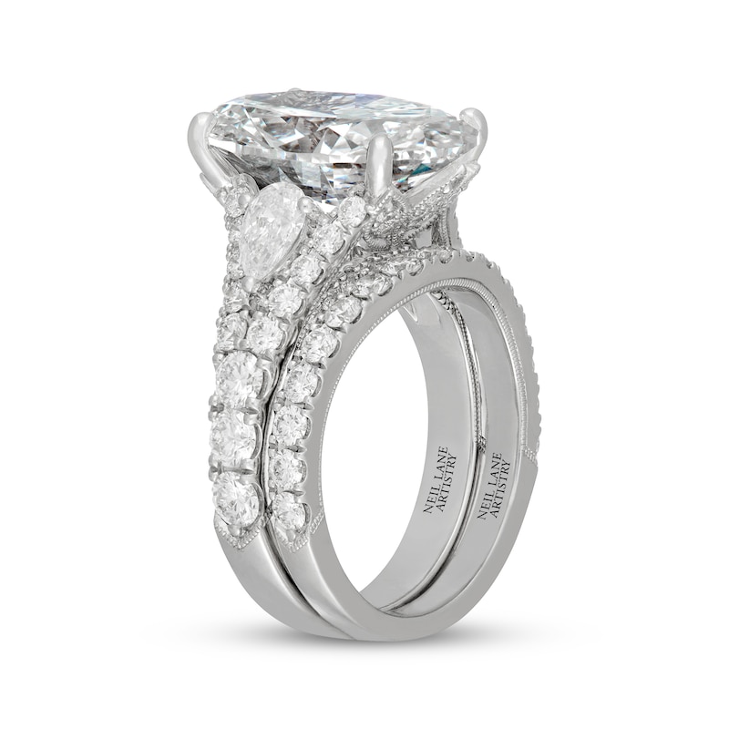 Main Image 2 of Neil Lane Artistry Oval-Cut Lab-Grown Diamond Bridal Set 10-1/2 ct tw 14K White Gold