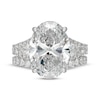 Thumbnail Image 3 of Neil Lane Artistry Oval-Cut Lab-Grown Diamond Bridal Set 10-1/2 ct tw 14K White Gold
