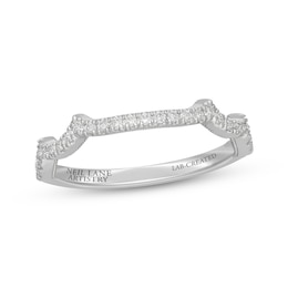 Neil Lane Artistry Heritage Lab-Grown Diamond Contour Wedding Band 1/4 ct tw 14K White Gold