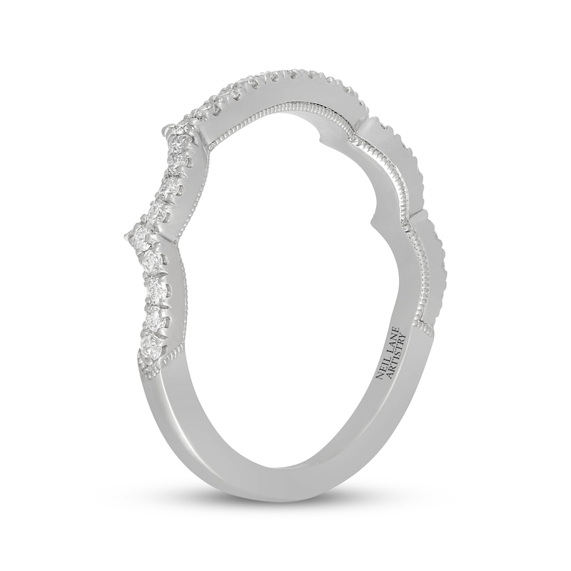 Main Image 2 of Neil Lane Artistry Heritage Lab-Grown Diamond Contour Wedding Band 1/4 ct tw 14K White Gold
