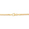 Thumbnail Image 3 of Paperclip Station Box Chain Necklace 2.45mm Hollow 10K Yellow Gold 18"