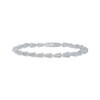 Thumbnail Image 1 of Men's Diamond Triangle Link Bracelet 2 ct tw Sterling Silver 8.5"