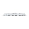 Thumbnail Image 3 of Adore Princess & Marquise-Cut Diamond Anniversary Ring 3/4 ct tw 10K White Gold