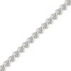 Thumbnail Image 2 of Diamond S-Link Bracelet 1/4 ct tw Sterling Silver 7.5"