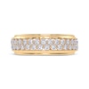 Thumbnail Image 3 of Diamond Two-Row Ring 1/2 ct tw 14K Yellow Gold