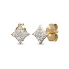 Thumbnail Image 1 of Diamond Rhombus Stud Earrings 1/10 ct tw 10K Yellow Gold