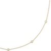 Thumbnail Image 2 of KAY Lab-Grown Diamonds Bezel-Set Station Necklace 1 ct tw 10K Yellow Gold 18"