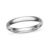 Thumbnail Image 1 of Adore Domed Comfort Fit Wedding Band Platinum 3mm