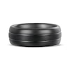 Thumbnail Image 3 of Center Stripe Wedding Band Black Ion-Plated Tungsten Carbide 8mm