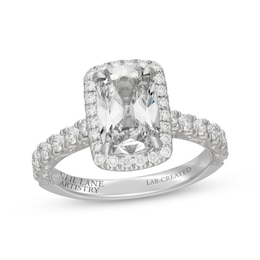 Neil Lane Artistry Heritage Cushion-Cut Lab-Grown Diamond Engagement Ring 2-3/4 ct tw Platinum