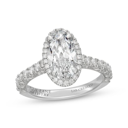 Neil Lane Artistry Heritage Oval-Cut Lab-Grown Diamond Engagement Ring 2-3/4 ct tw Platinum