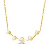 Thumbnail Image 2 of Milestones Lab-Grown Diamond Station Necklace 1-1/2 ct tw 10K Yellow Gold 18"