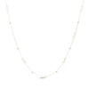 Thumbnail Image 1 of Infinity & Bead Station Necklace 10K Yellow Gold 18"