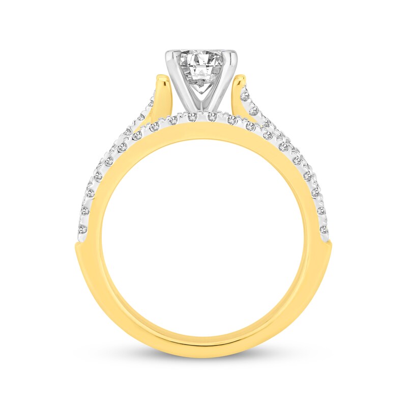 Round-Cut Diamond Bridal Set 1-1/5 ct tw 14K Two-Tone Gold