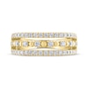 Thumbnail Image 3 of THE LEO Diamond Three-Row Anniversary Band 3/4 ct tw 14K Yellow Gold