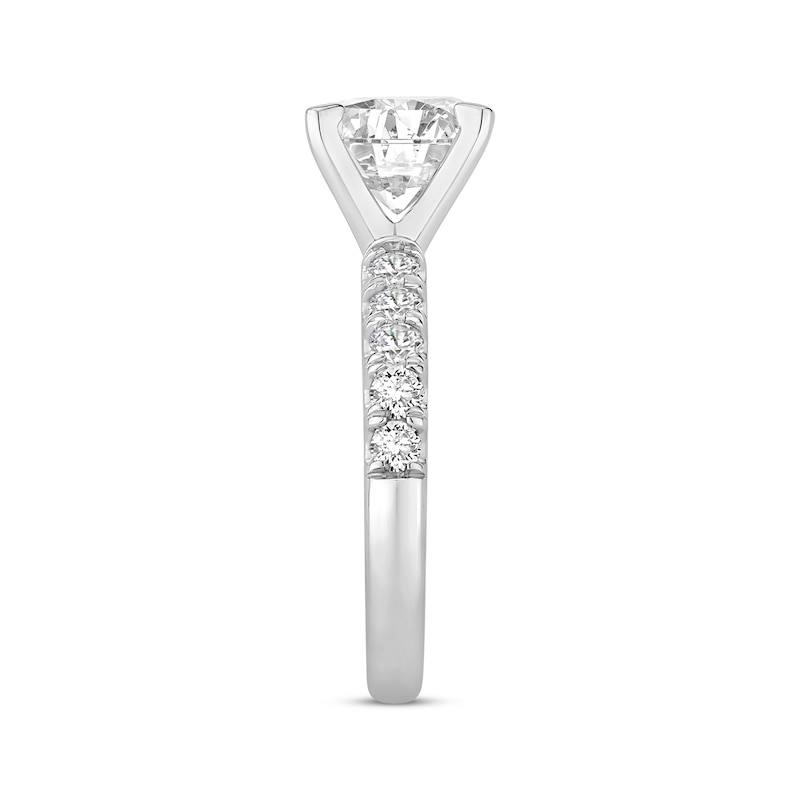 Main Image 2 of Adore Lab-Grown Diamonds Round-Cut Engagement Ring 3-5/8 ct tw 14K White Gold