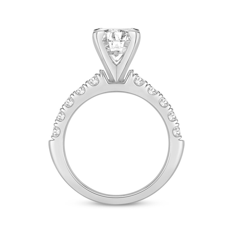 Main Image 3 of Adore Lab-Grown Diamonds Round-Cut Engagement Ring 3-5/8 ct tw 14K White Gold