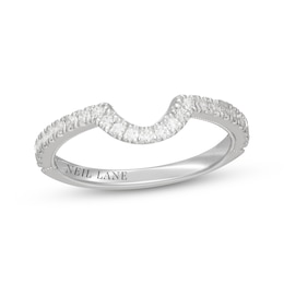 Neil Lane Diamond Contour Wedding Band 1/4 ct tw 14K White Gold