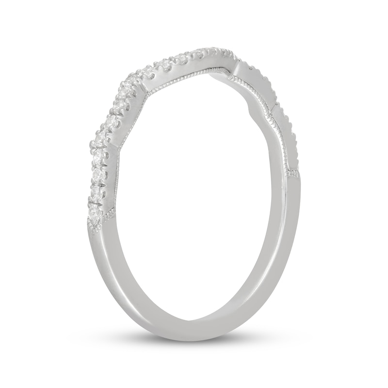 Main Image 2 of Neil Lane Diamond Contour Wedding Band 1/5 ct tw 14K White Gold